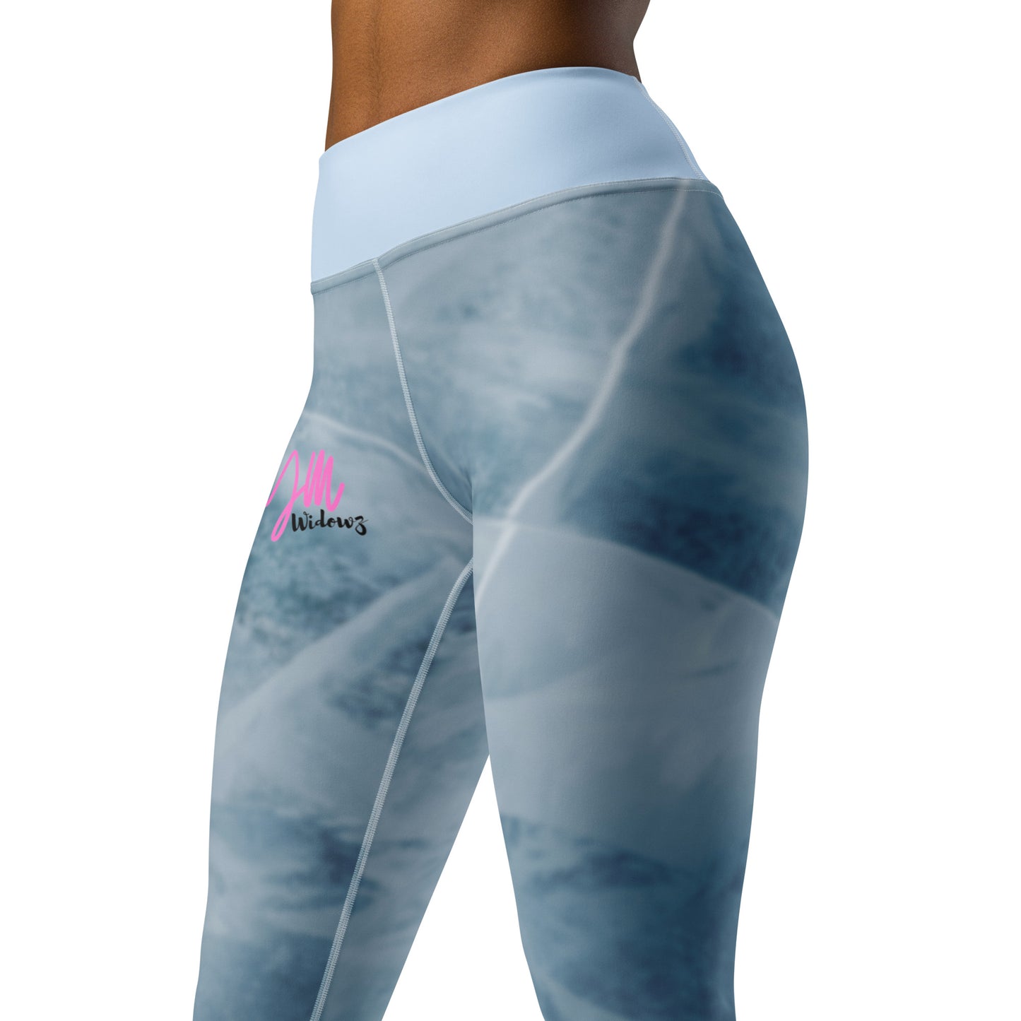 GymWidowz Yoga Leggings - Cracked ice