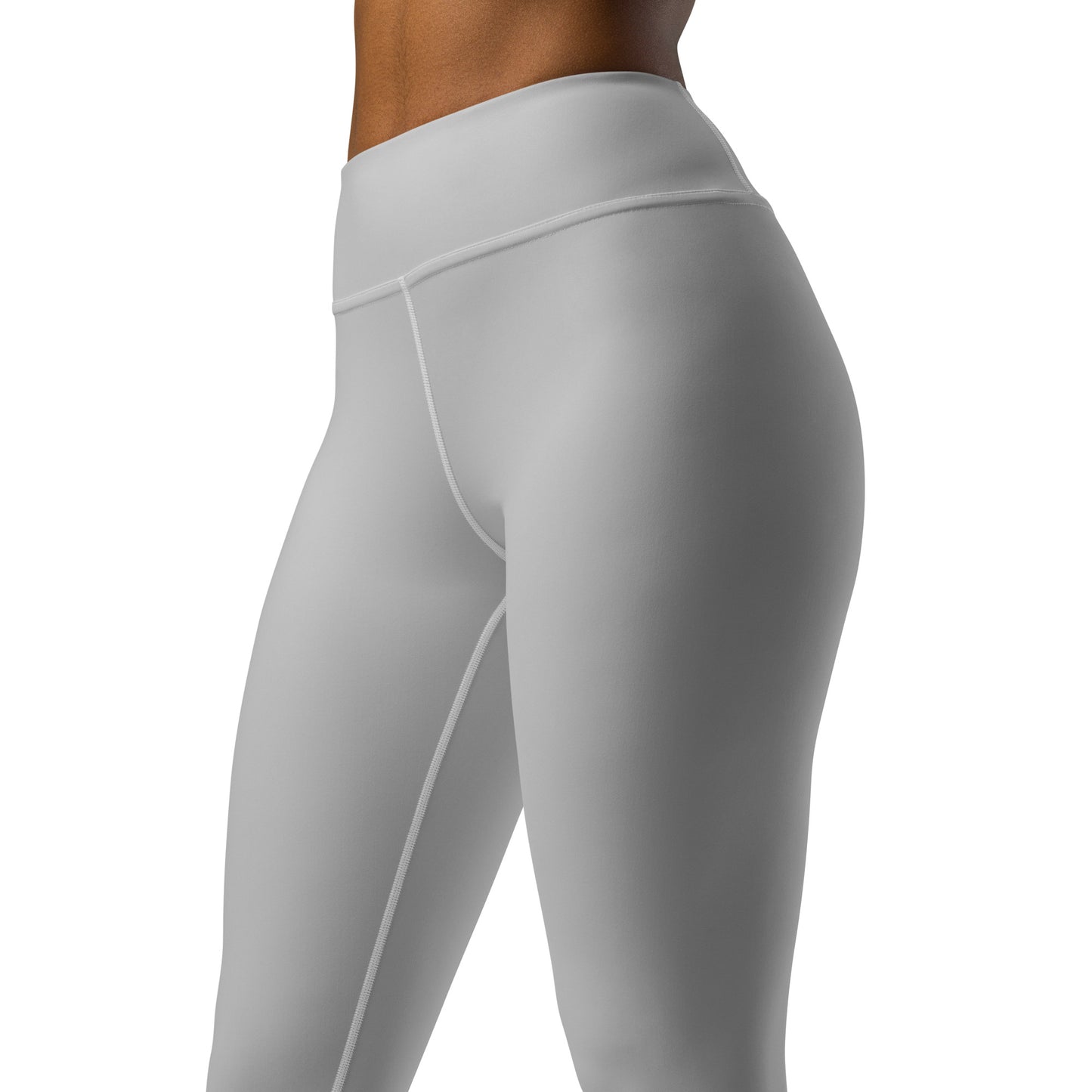 GymWidowz Yoga Leggings - Light Grey