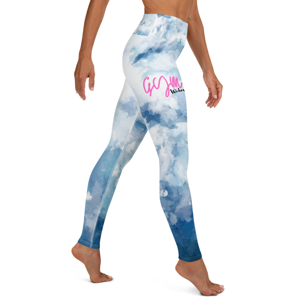 GymWidowz Yoga Leggings - Watercolour