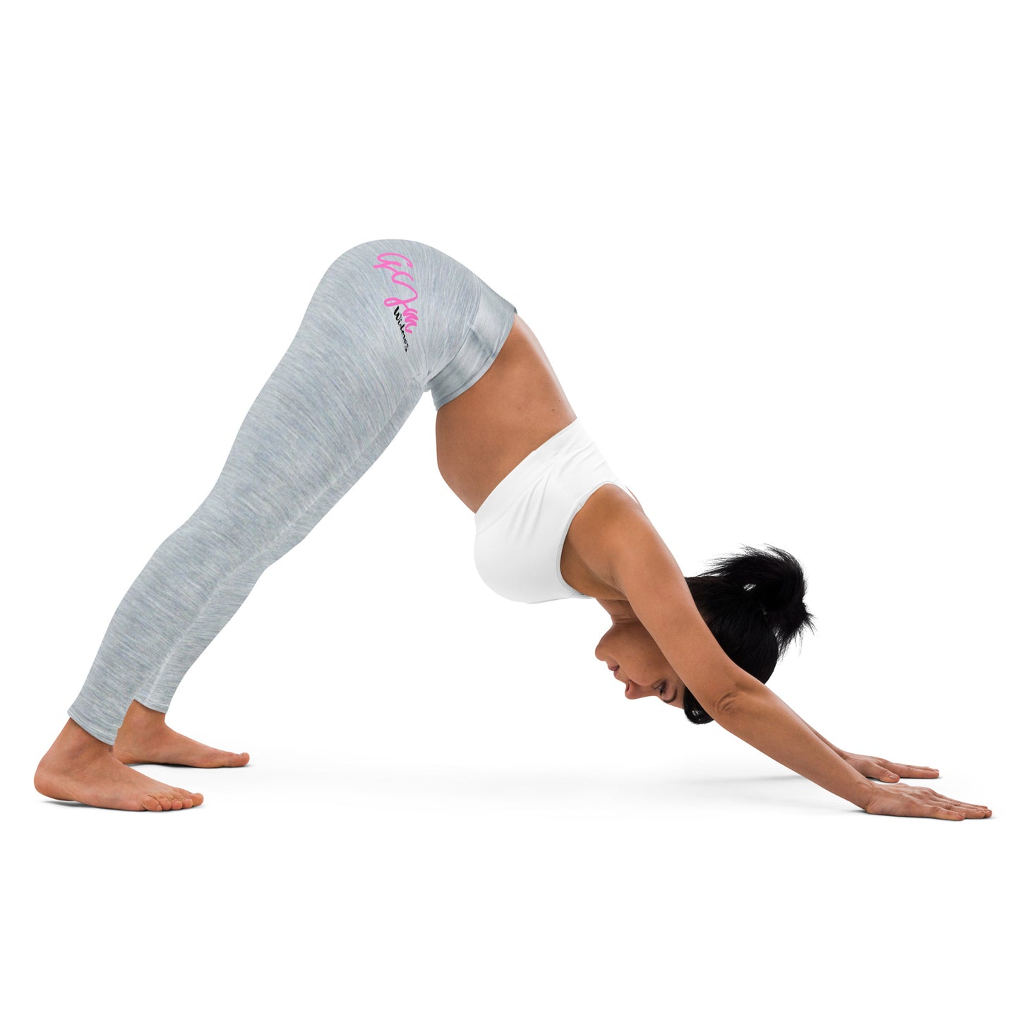 GymWidowz Yoga Leggings - Brushed Alloy