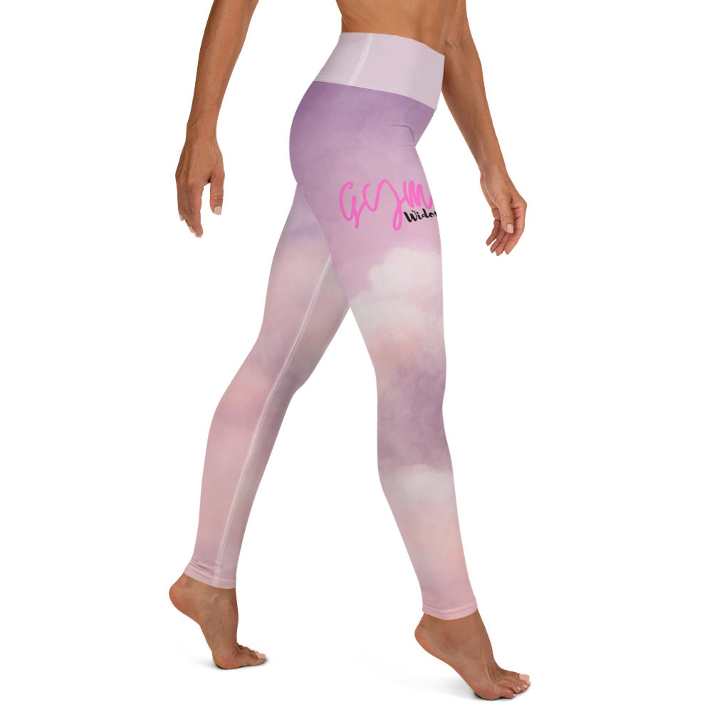 GymWidowz Yoga Leggings - Clouds