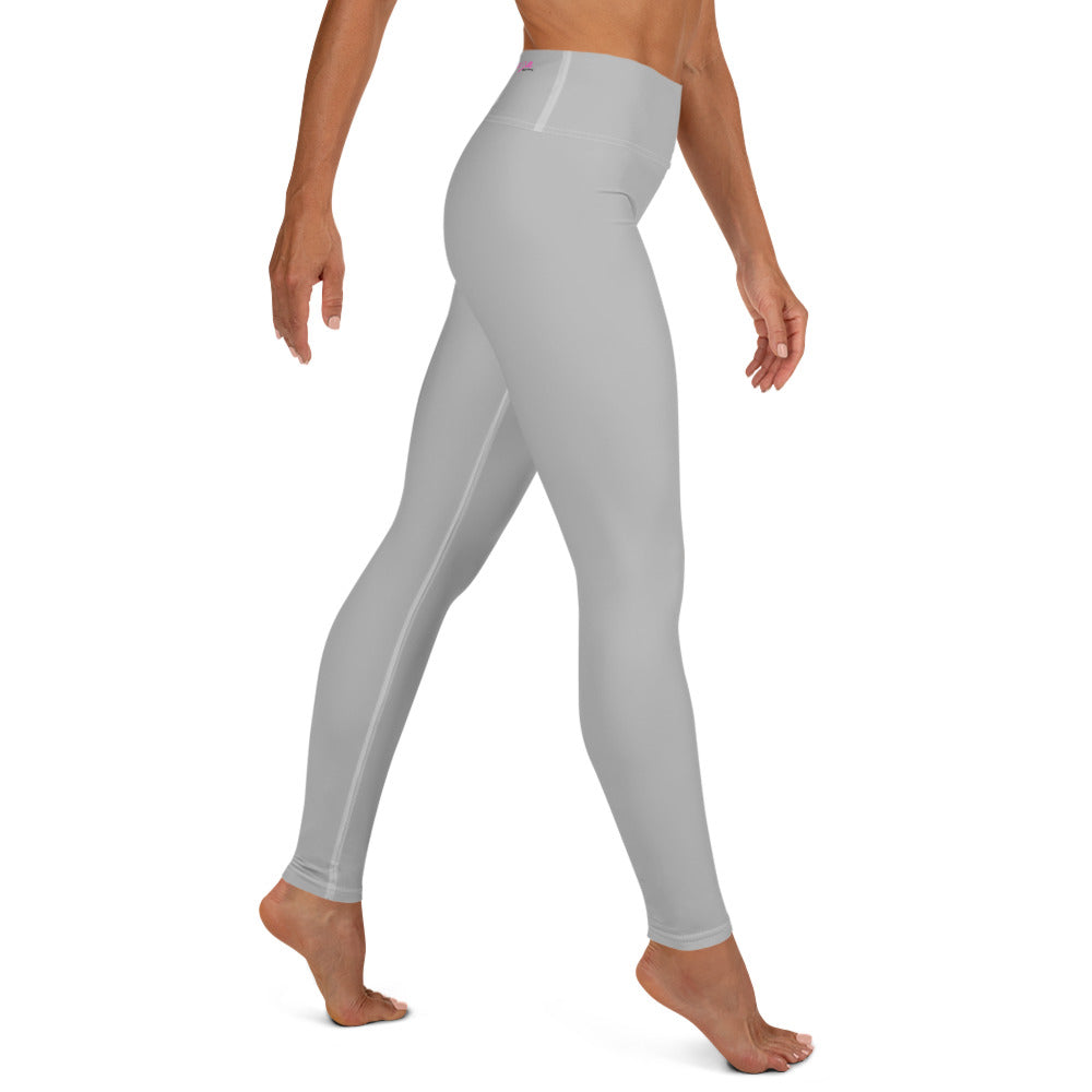 GymWidowz Yoga Leggings - Light Grey