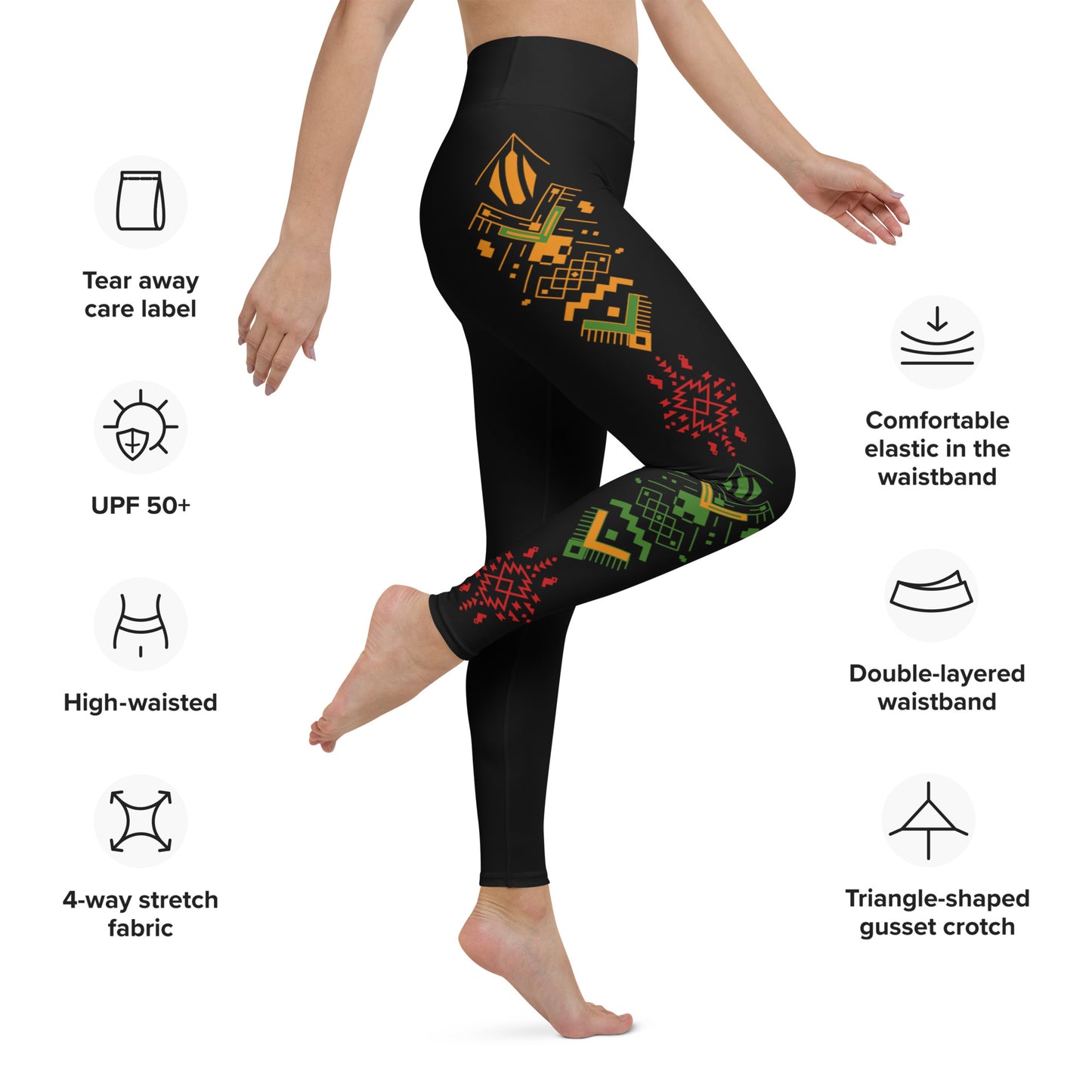 GymWidowz Yoga Leggings - Tribal