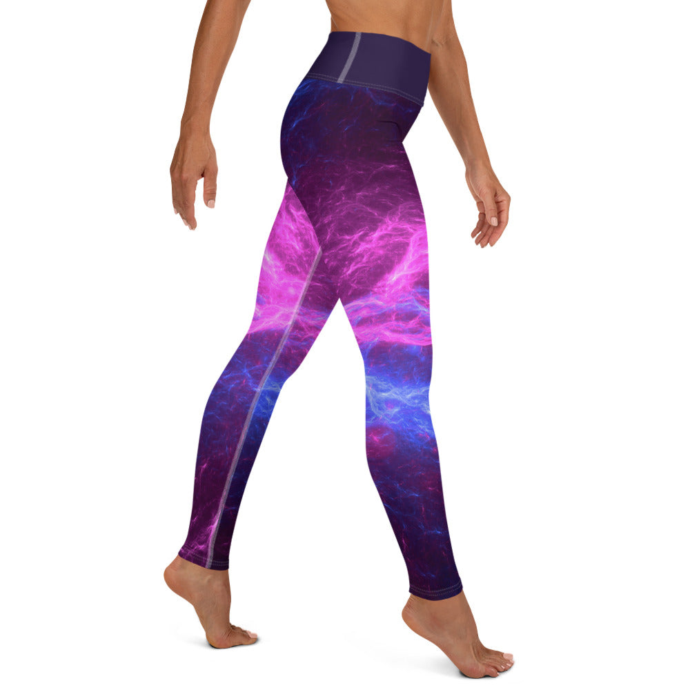 GymWidowz Yoga Leggings - Electrical Storm