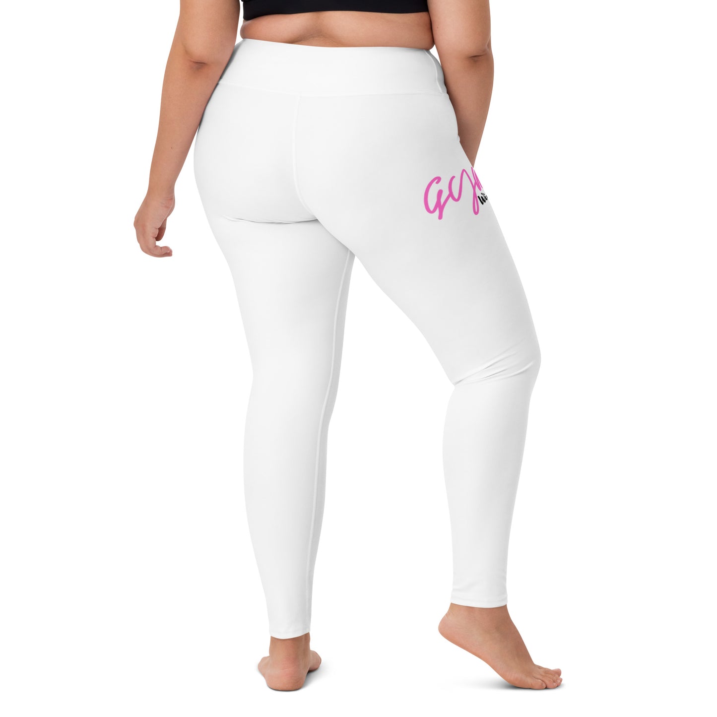 GymWidowz Yoga Leggings - White