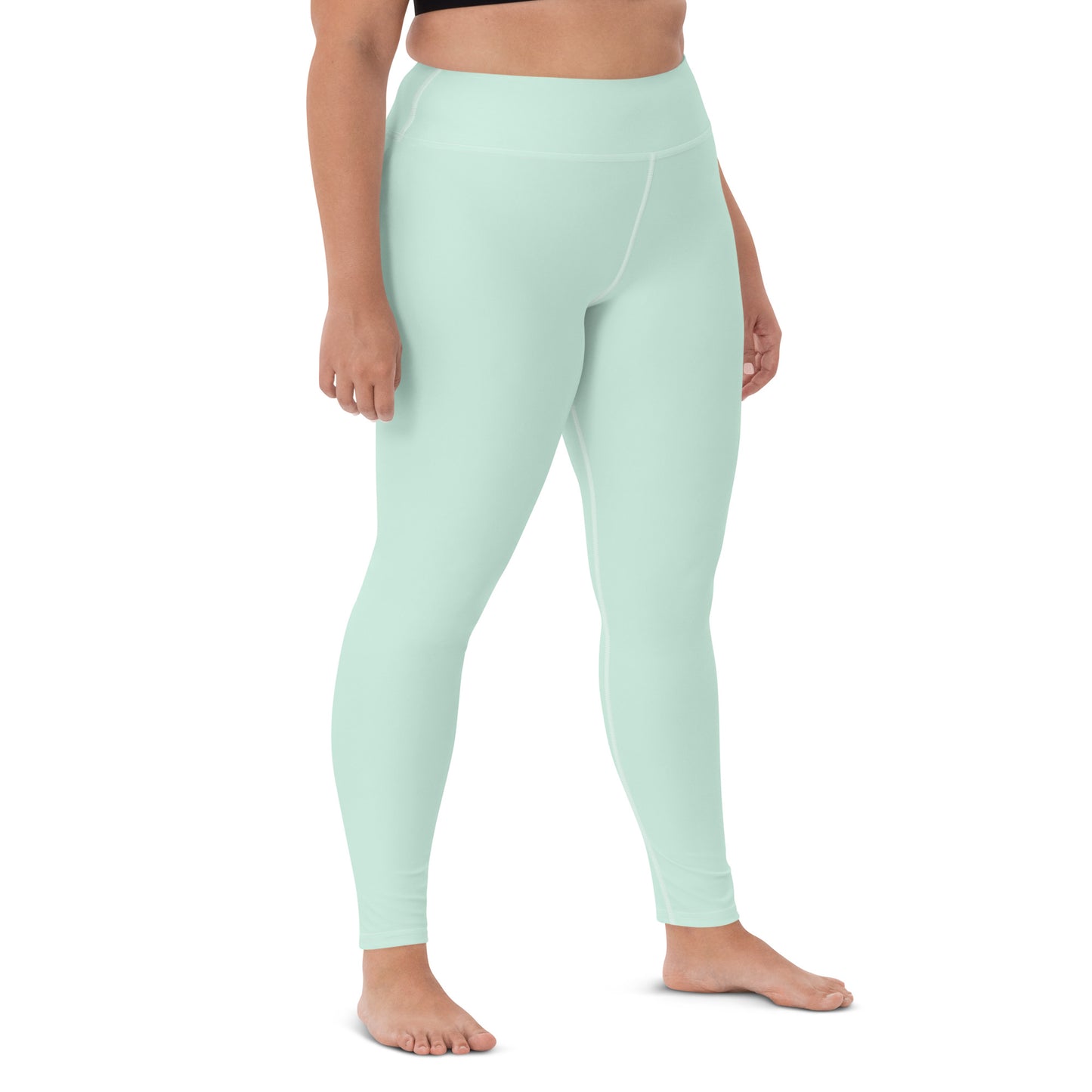 GymWidowz Yoga Leggings - Light Green