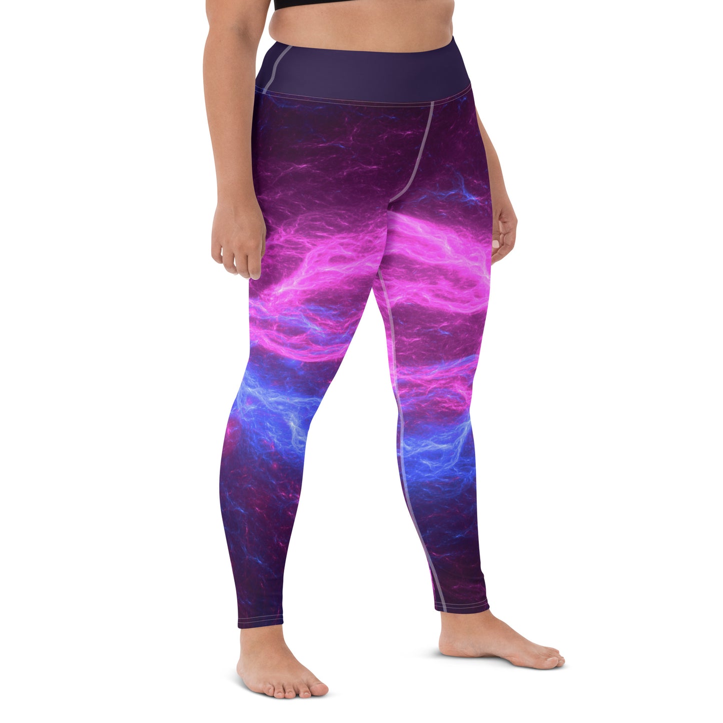 GymWidowz Yoga Leggings - Electrical Storm